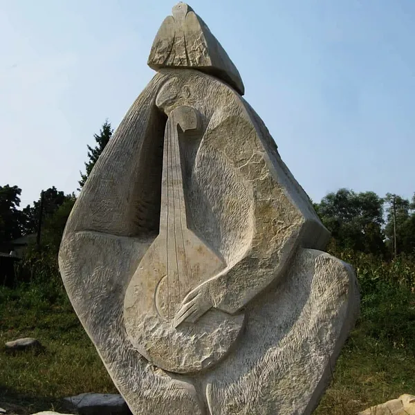 Obraz PIOSNKA SOKOŁA autorstwa Roman Kykta, rozmiar: 3500/2000/700 мм, wykonany z Kwarcyt, medium Rzeźba Sympozjum, z s. Busza, powiat jampolski, obwód winnicki.