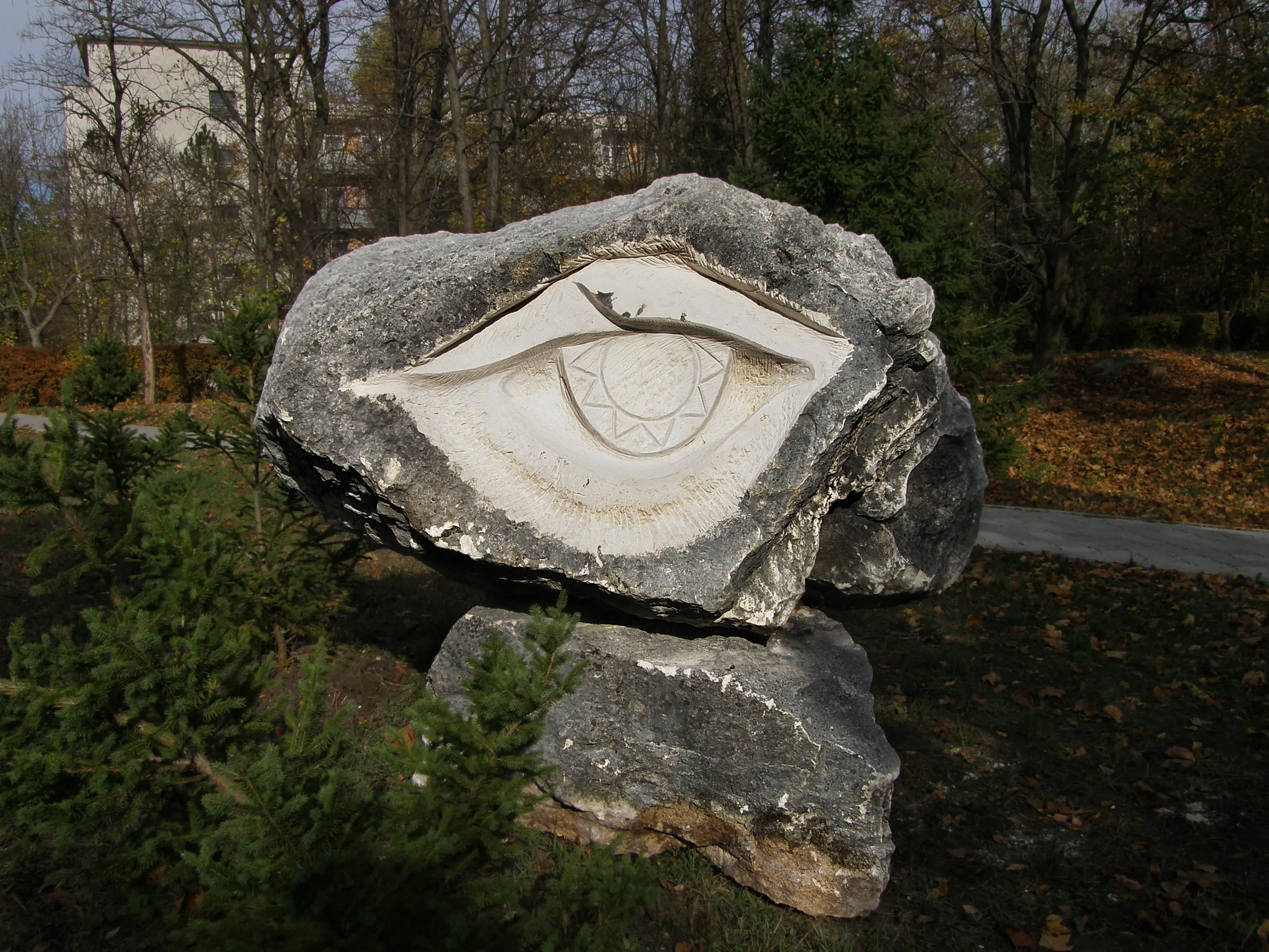 Image of I WIST... by Roman Kykta, size: 1700/1500/1000 мм , made of Limestone, Sculpture Symposiums medium, from City of Kamenka, Transnistria Photo 1 of 3.