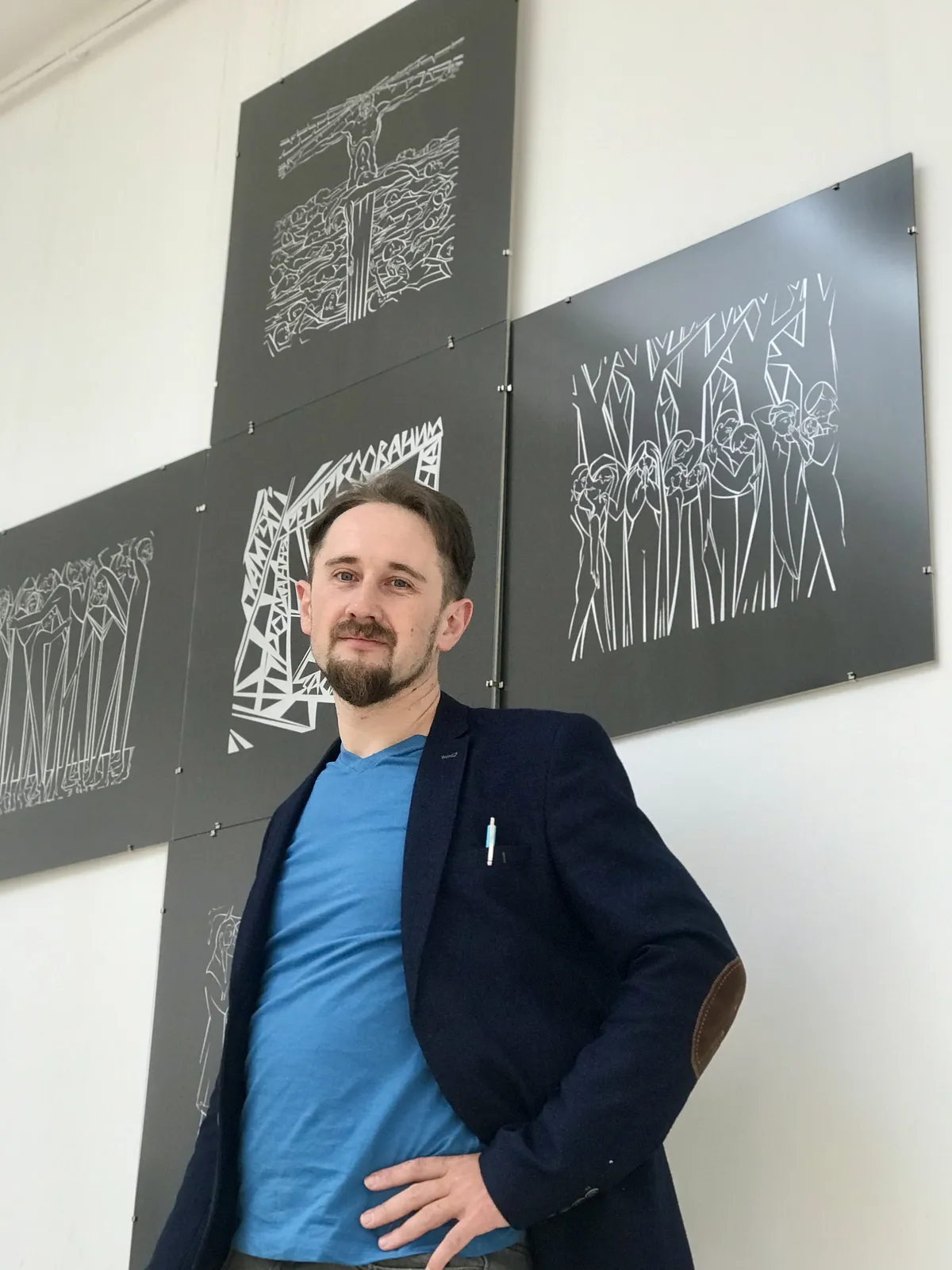 Obraz PAMIĘCI REPRESJONOWANYCH autorstwa Roman Kykta, rozmiar: 2100/2100 мм, wykonany z Sztuka jedwabna, medium Grafika, z Lwów Zdjęcie 8 z 8.