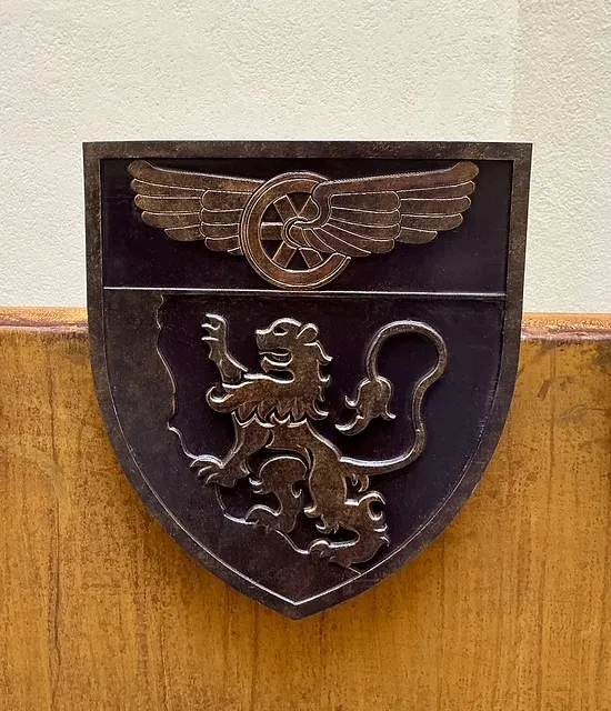 Image of Memorial to the Fallen Soldiers of the State Special Transport Service by Roman Kykta, made of Artificial stone, corten steel, Sculpture Monuments medium, from Львів Photo 8 of 9.
